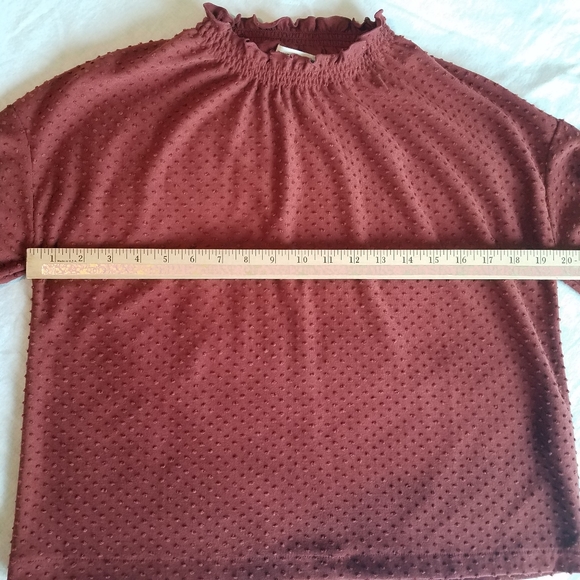 Madewell Texture & Thread Ruffle Top Size Small - Picture 7 of 11